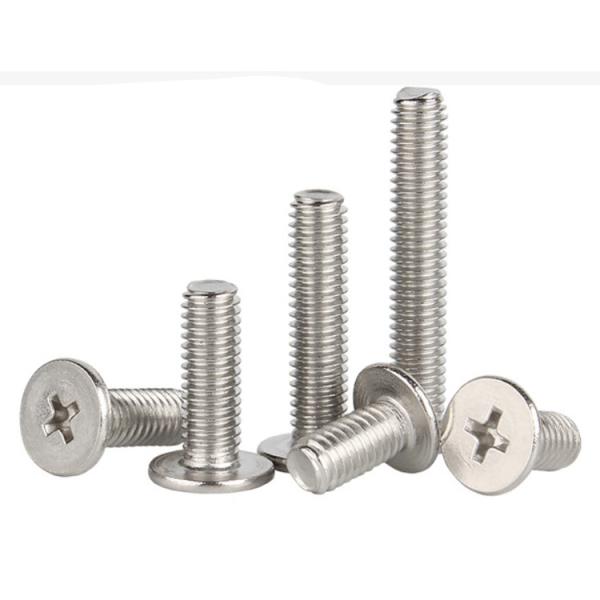 Quality Stainless Steel Cross Flat Head Screw CM Large Computer Machine Flat Thin Head Screw wholesale