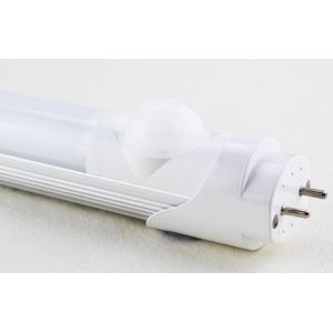 2700-6500K PIR LED Tube lighting with motion sensor , t8 led tube light 18w