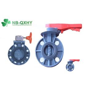 Flange Connection PVC Valve for Water Supply Manual Control and Customized