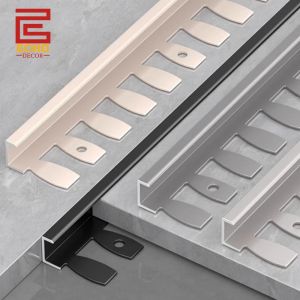 Cheap 12.5mm Bendable Edge Tile Trim with End Caps for Curved Surfaces for sale