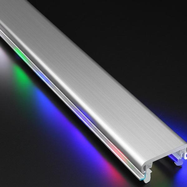 Quality MS-WW-FLD-A Aluminum LED Wall Profile with 2700K/ 3000K/ 4000K/ 5000K/ 6000K/ RGB Color Temperature wholesale