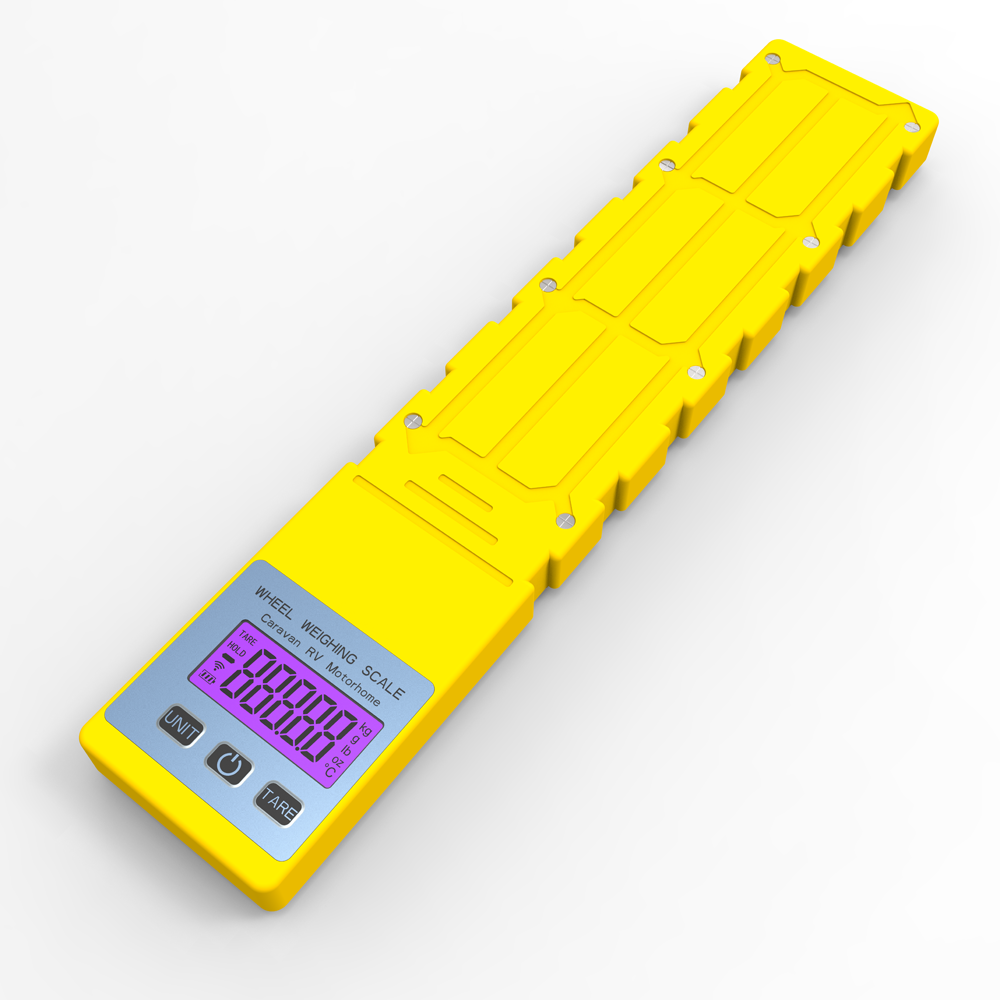 China Caravan Weight Control Yellow 1000KG 4WD Camper Motorhome Scale Load RV Scale 1500 kg Motorhome Vehicle Scale on sale