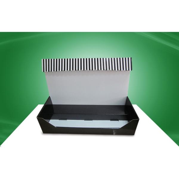 Quality Custom Black Cardboard Countertop Displays Box Supermarket use wholesale