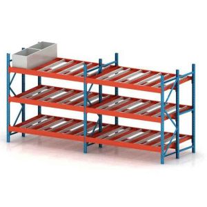500kg Roller Storage Rack 2500mm Warehouse Roller Rack System