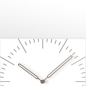 Square Decorative Wall Clocks For Living Room Brief Mute MDF Wood Large Hanging