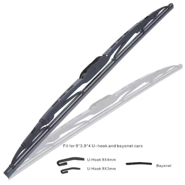 Sleek Aerodynamic Rubber Auto Wiper Extreme Temperature Resistant Car Screen
