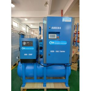 Electric 10L Lubricating Oil Rotorcomp LGSD-15 Series Rotary Rotary Screw Air