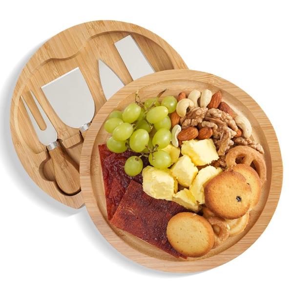 Quality Vegetable Meat Cheese Bamboo Cutting Board Set Classy Design wholesale