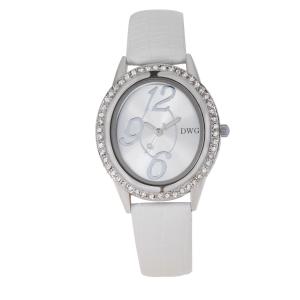 Cheap Big Number Face Womens Fashion Watch OEM Logo Alloy Stones Case for sale