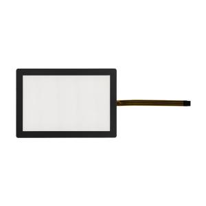 China 10ms Response Time 10.1'' 5 Wire Resistive Touch Panel With Black Bezel Surface Hardness 3H on sale
