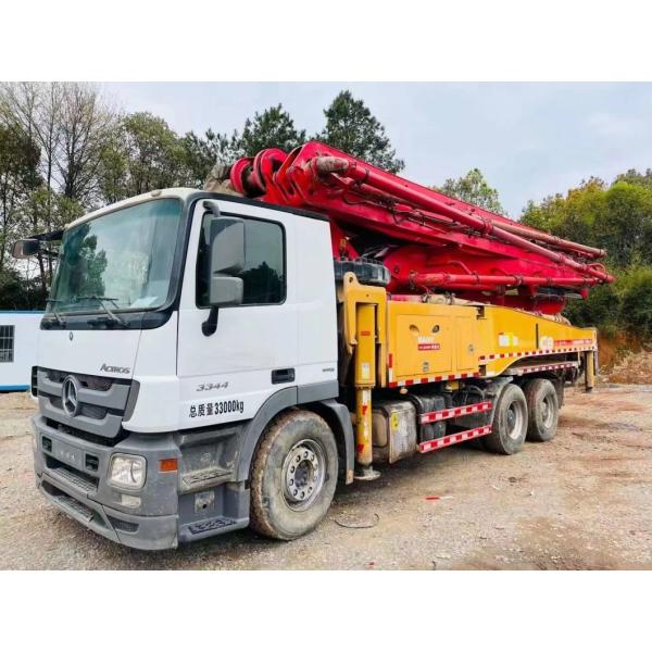 Used Concrete Pump Truck 49 Meter on Benz Chassis Made in 2019