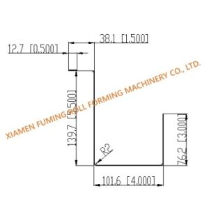 Profile Trim Ridge Cap Roll Forming Machine Powerful High Precision