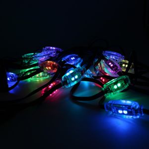 Commercial Advertising RGB Pebble Lights Frosted Bulb RGB LED Pebble Strings