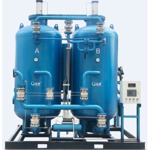 Twin Tower Nitrogen Generator With Purity 98% , 6 bar Refrigerated Air Dryer