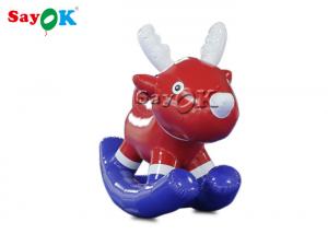 Cheap Inflatable Rocking Horse Baby Toys PVC 1.8x0.7x1.8 MH Inflatable Pony Horse for sale