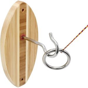 Cheap Toss Ring Toss Game for Adults &amp; Kids - Hook and Ring Games with String and Hooks for Indoor Use, Man Cave Decor &amp; Stuff for sale