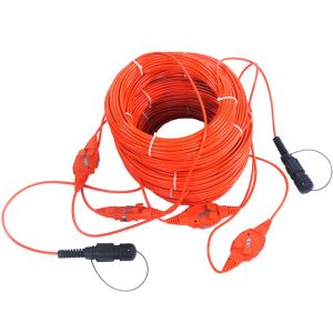 Durable Seismic Cable Lightweight Geophysical Cables 24 Channels