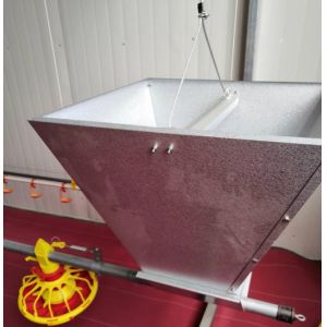 Poultry Farming Automatic Chicken Feeding Pan System Broiler Breeder Feeding