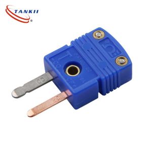 Miniature Thermocouple Plug And Socket Type T With Flat Pin Used For Medical