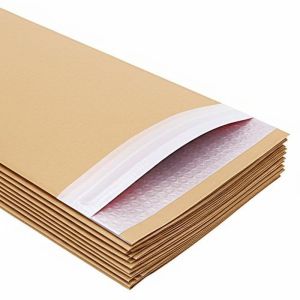 China Express Shipping Kraft Bubble Mailers with Self-sealing Closure and Poly Bubble Inside Material on sale