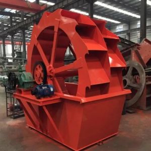 Bucket Wheel Dewaterer Beach Artificial Sand Screening And Washing Machine