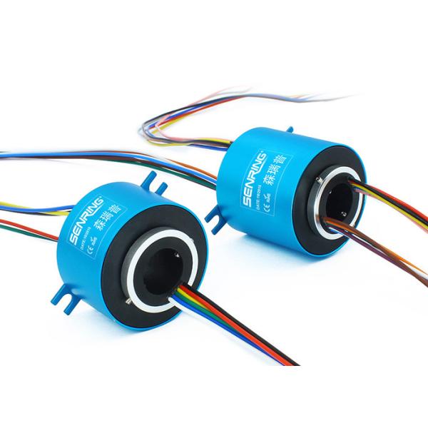 H2056 Multi Point Contact Mini Ethernet Slip Ring With Precious Metal Cluster