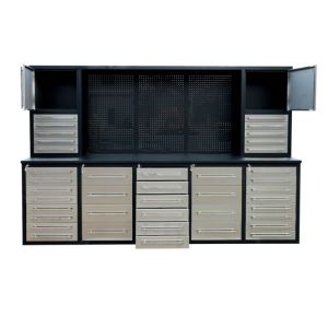 Industrial Storage Tool Cabinet Heavy Duty Metal Work Bench for Garage Store