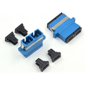 SC Duplex Adpter Single Mode Optics Fiber Adapter Panel for SC FTTH Solution