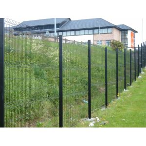 high quality Galvanized /PVC coated welded wire mesh fence panels