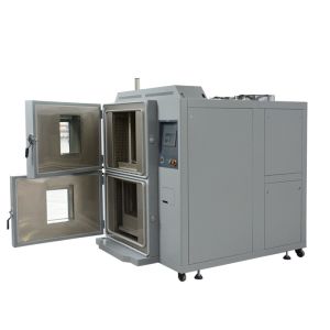 Custom Thermal Shock Chamber Two Zone Meets IEC 60068 - 2 - 14 Test Standard