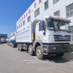Good Condition 8*4 10 Wheeler 380HP Manual Diesel Tipper Mining Truck Euro3