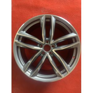 China Grey ET37 5x112 5 Double Spoke Wheels 20 Inch Rim For Audi RS6 on sale