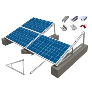 Cheap Adjustable Pre Assembled Triangle Flat Roof Solar Mounting System for sale