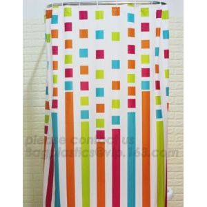 biodegradabwaterproof Eco-friendly Shower Curtain, PEVA materails Shower Liner,