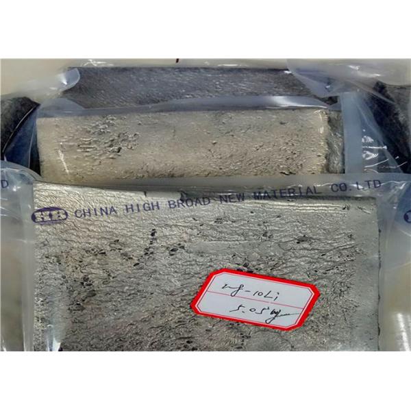 Quality MgLi10% Magnesium Lithium Alloy Ingot MgLi Magnesium Master Alloy For Light Weight, Energy Saving, Environmental Protect wholesale