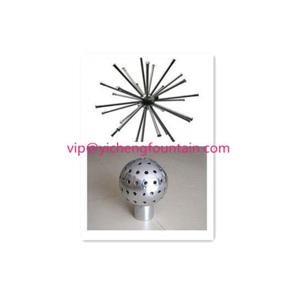 Dandelion Sphere Water Fountain Nozzles SS 1.5 Inch - 3 Inch Fountain Nozzle