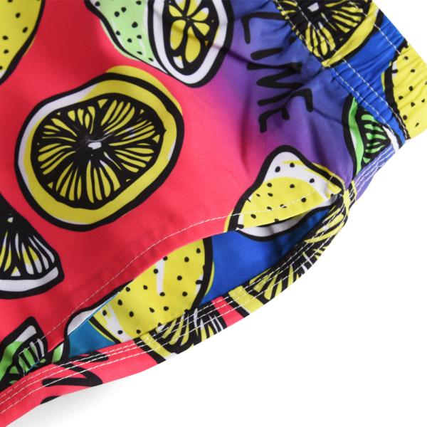 Lemon Patterned XXL 54 SUP Board Shorts