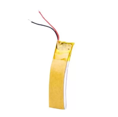 3.7 V Rechargeable Lithium Polymer Battery 201030 30mAh Curved Lithium Polymer