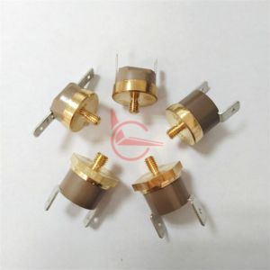 China Round Screw Copper Head T24 Bimetal Snap Disc KSD301 Thermostat on sale