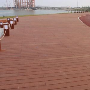 High Gloss Surface Bamboo Decking Interlocking Tiles for Outdoor Decking
