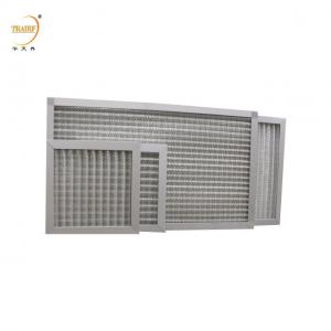 China Pleated Metal Frame Air Filter Washable Air Filter for Clean Room on sale