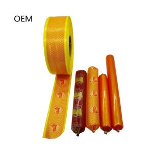 Custom plastic casing Sausage packaging casing flexography printing plastic