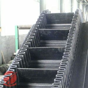 TC Wave Shaped Rubber Multi Ply Textile Corrugated Sidewall Conveyor Belt