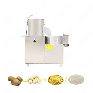 Electric Heating Potato Cutter Machine Making Peeling Morocco Maker Algeria