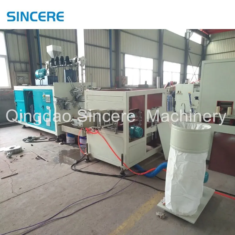 Large Diamater Sewage Winding Pipe Steel Reinforced Spiral Pipe Making Machine Extrusion Equipemnt