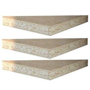 Poplar Particle Board Laminated Sheet , E1 Glue Pallet Compressed Particle Board