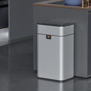 50l Automatic Touchless Sensor Smart Stainless Steel Trash Can Smart Trash Cans