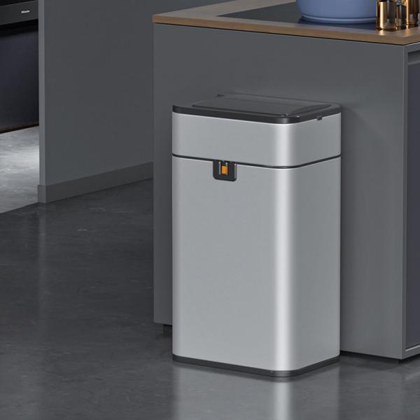 50l Automatic Touchless Sensor Smart Stainless Steel Trash Can Smart Trash Cans