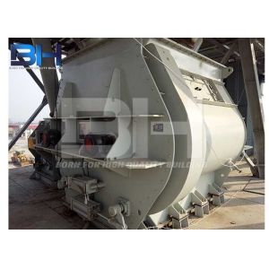 Miniature Twin Shaft Dry Mortar Mixer With Paddle Structure CE ISO SGS Approved