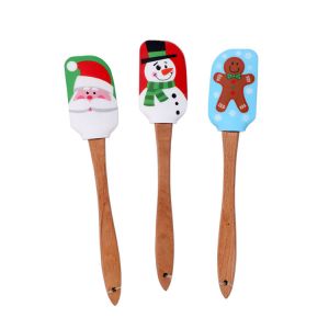 China 30.5*5.5cm Detachable Christmas Silicone Spatula Kitchen Pastry Baking Tools on sale